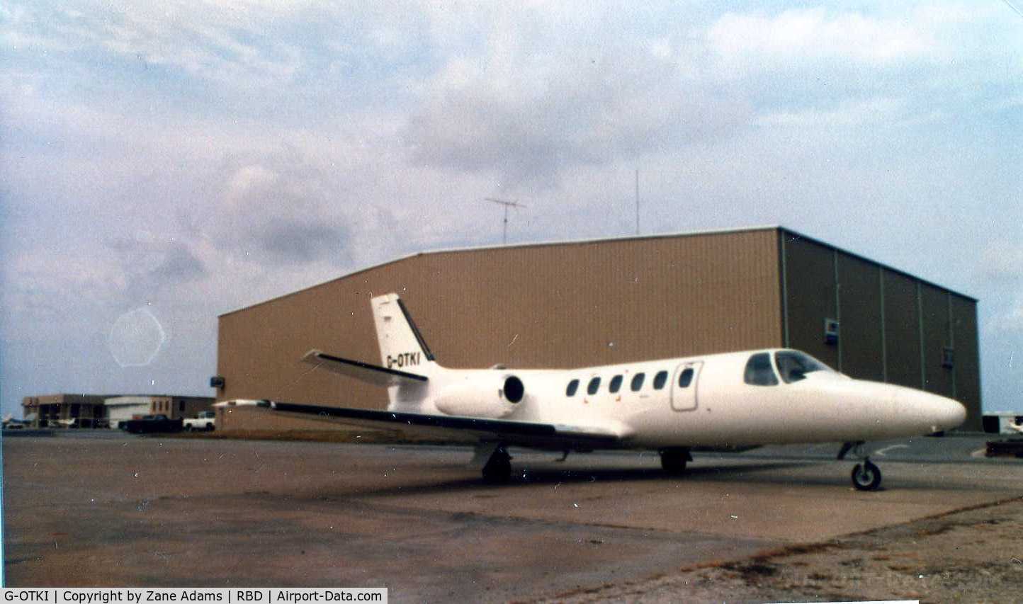 G-OTKI, Cessna Citation C/N Not found G-OTKI, On the ramp at Dallas Redbird @ 1982