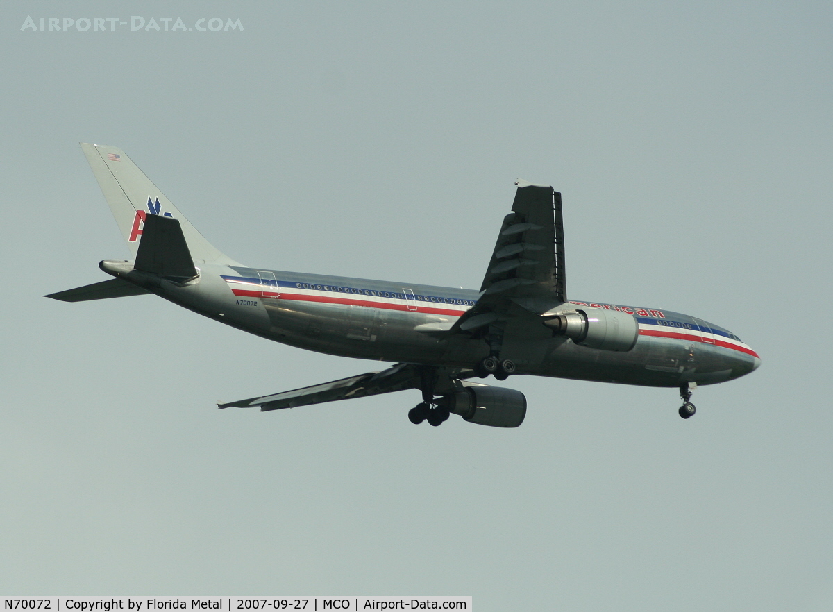 N70072, 1989 Airbus A300B4-605R C/N 515, American