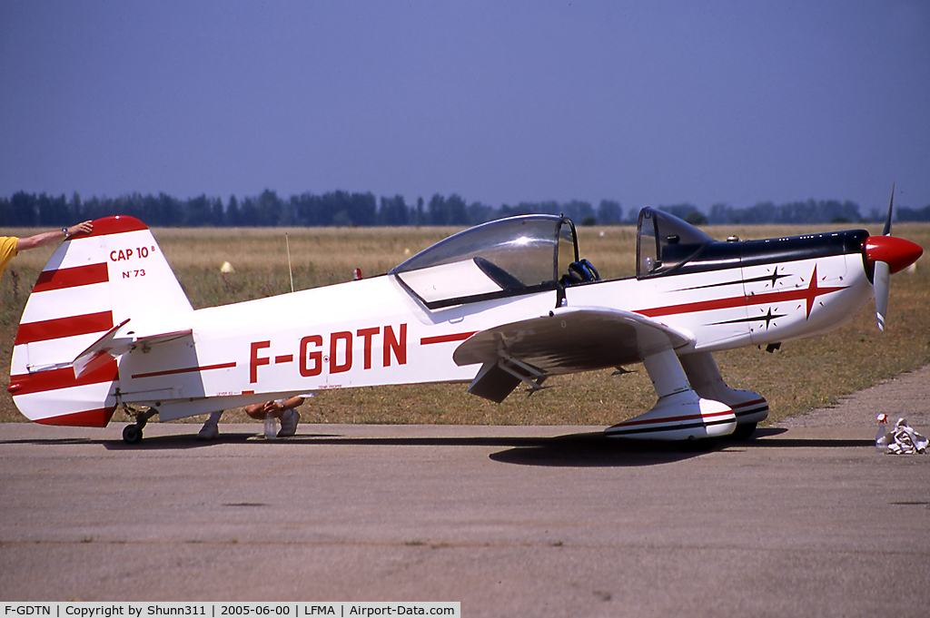 F-GDTN, Mudry CAP-10B C/N 73, Parked at the airfield