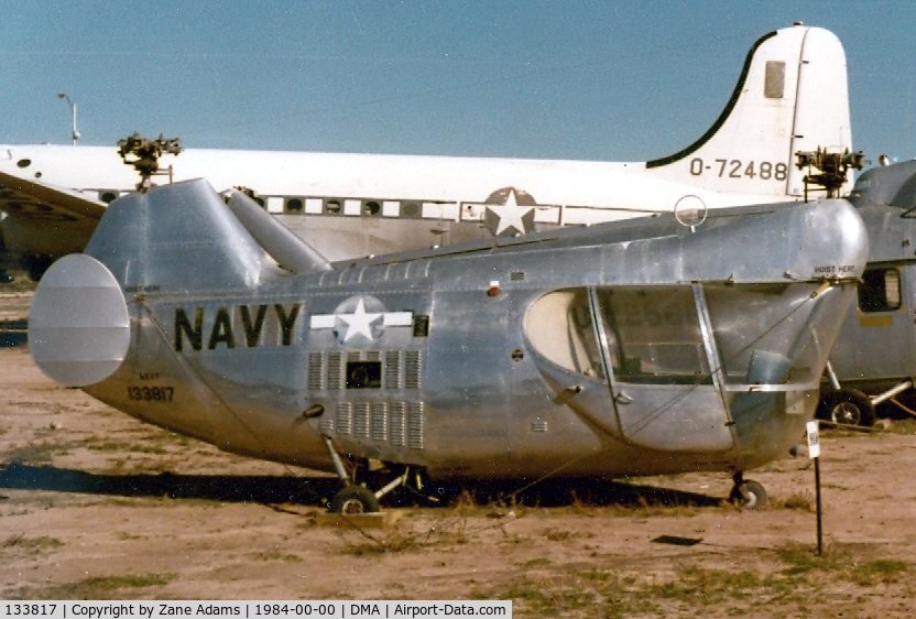 133817, 1952 McCulloch XHUM-1 C/N 1001, At the Pima Aerospace Museum