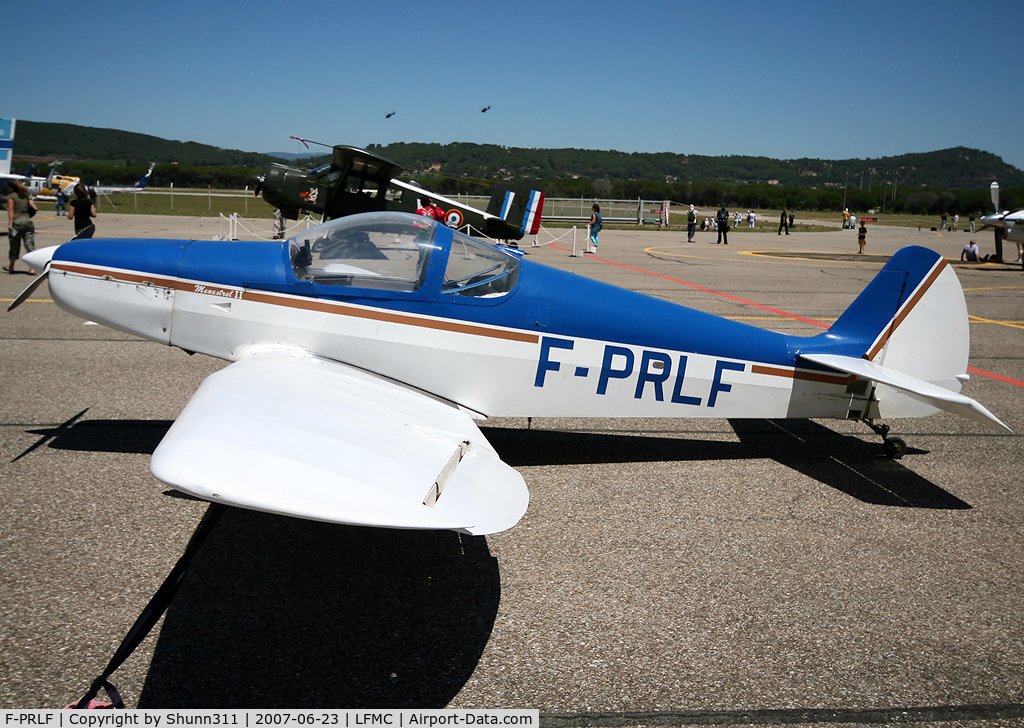 F-PRLF, Nicollier HN-700 Menestrel II C/N 50, Displayed during LFMC Airshow 2007