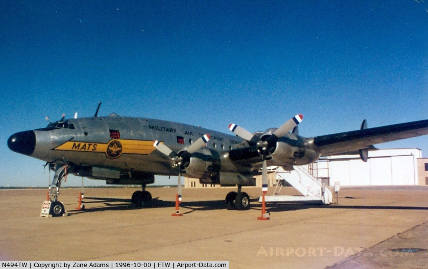 N494TW, 1948 Lockheed L-749A-79 Constellation C/N 2601, Mats Connie at Meacham Field - This Aircraft is now grounded at a Museum in Korea