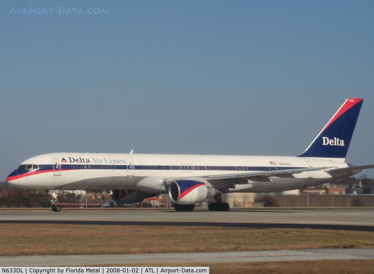N633DL, 1987 Boeing 757-232 C/N 23614, Delta