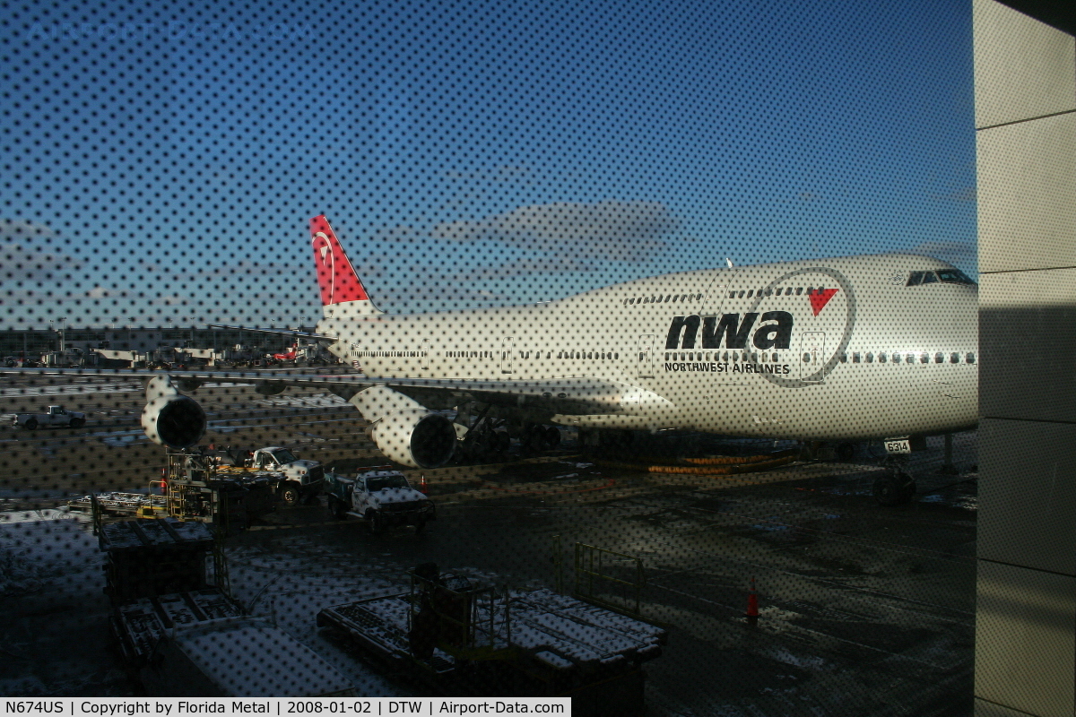 N674US, 1999 Boeing 747-451 C/N 30269, Northwest