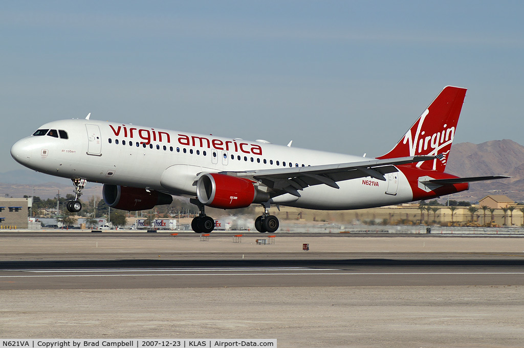N621VA, 2005 Airbus A320-214 C/N 2616, Virgin America - 'Air Colbert' / 2006 Airbus A320-214