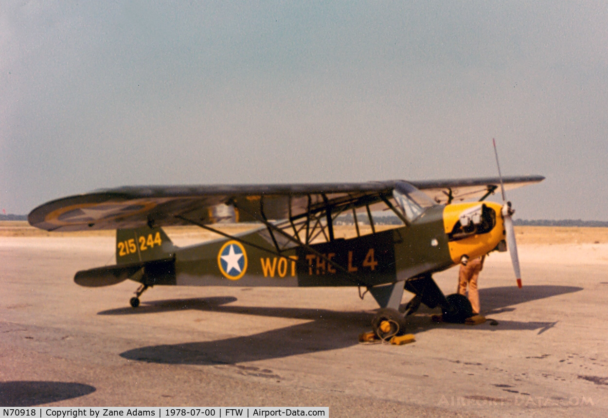 N70918, 1946 Piper J-3C Cub C/N 17944, Doc Almand's L-4