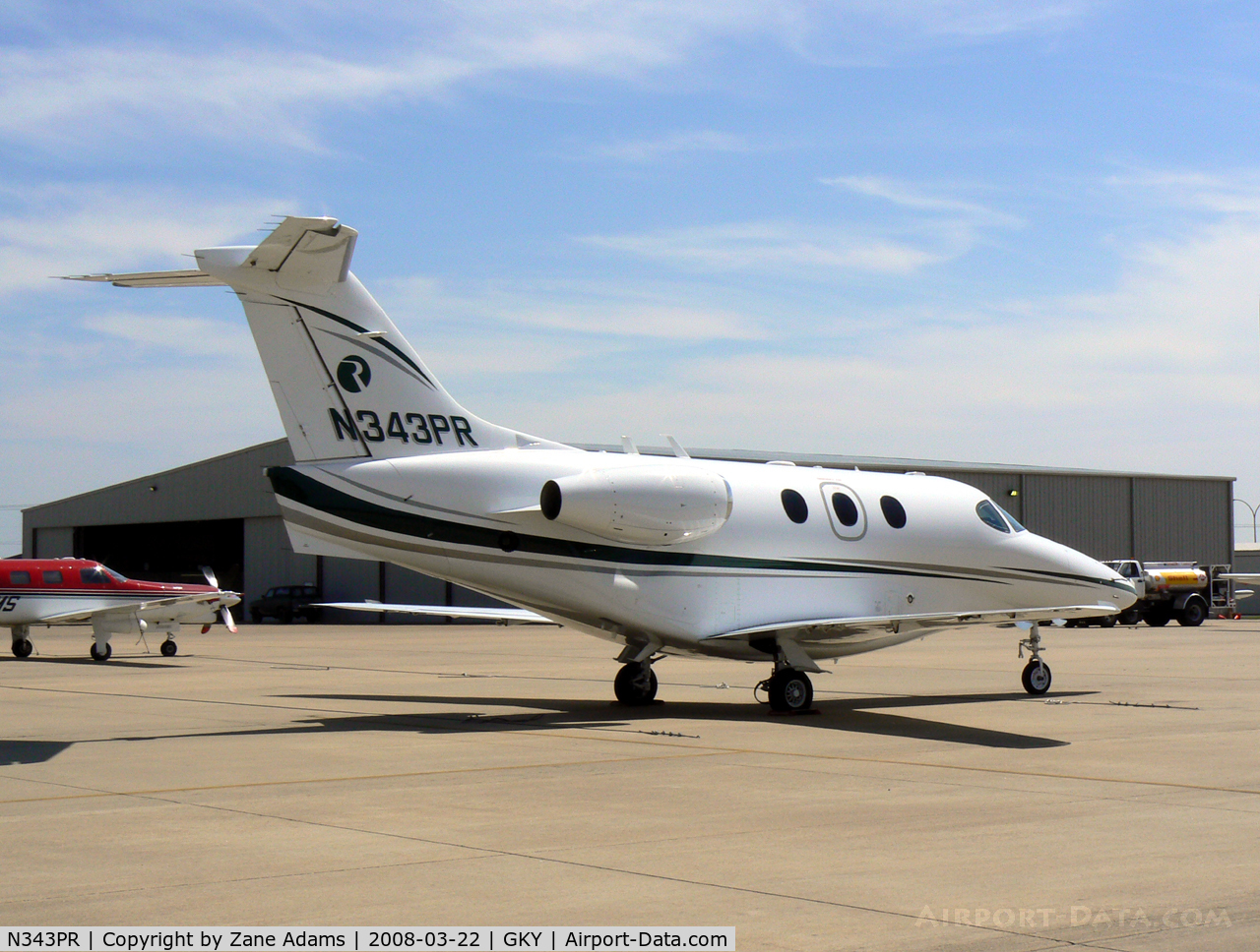 N343PR, 2001 Raytheon Aircraft Company 390 C/N RB-7, At Arlington Municipal