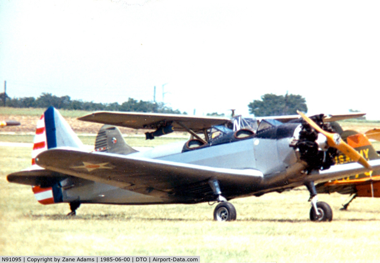 N91095, 1943 Fairchild M-62A-3 Cornell II C/N FT826, At CAF Denton Airshow