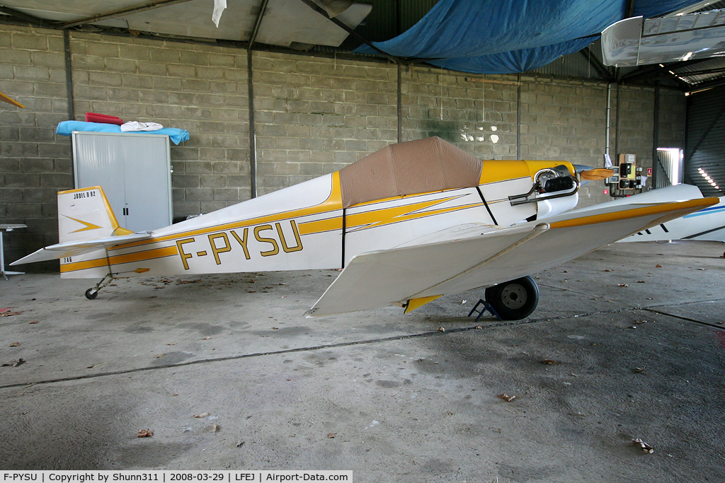 F-PYSU, Jodel D-92 Bebe C/N 746, Inside Airclub's hangar