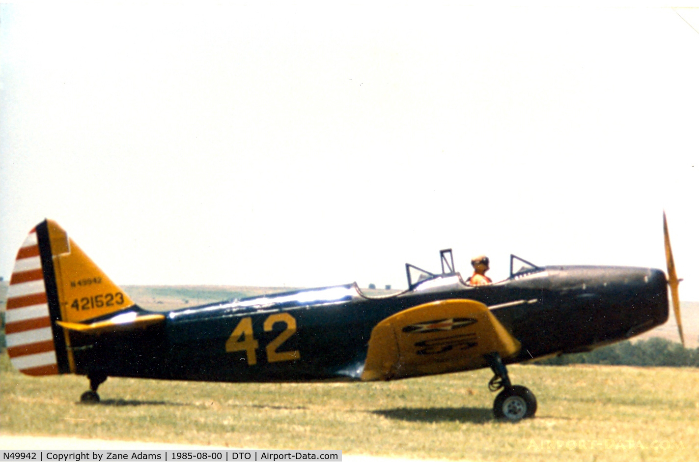 N49942, Fairchild PT-19 C/N T421523, At Denton CAF show
