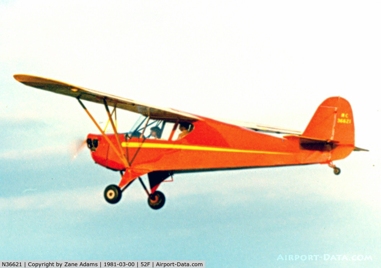 N36621, Aeronca 65-TAC C/N C1081TA, Aeronca 65TC