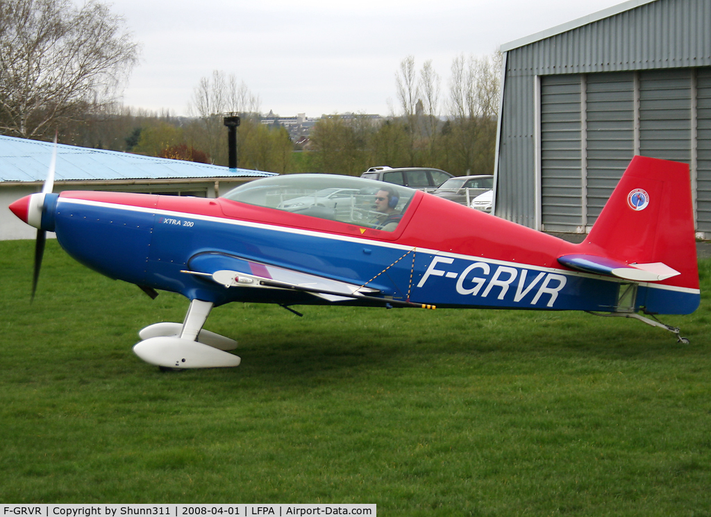 F-GRVR, Extra EA-300/200 C/N 11, Ready to make aerobatics flight but cancelled few times after due to the weather :-|