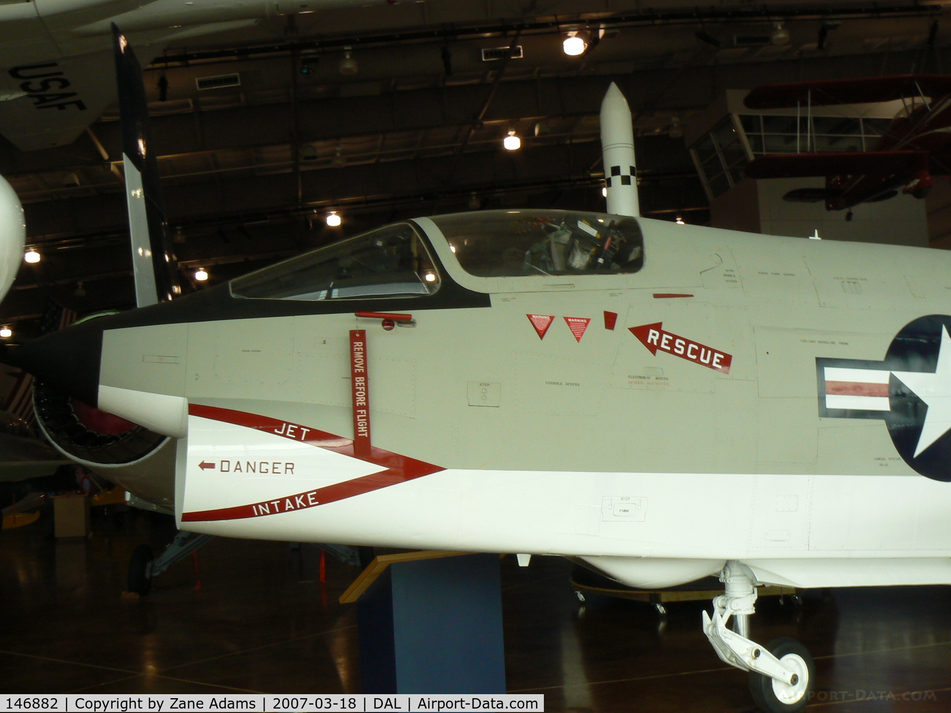 146882, Vought F8U-1P Crusader C/N Not found 146882, At Frontiers of Flight Museum - Dallas, TX