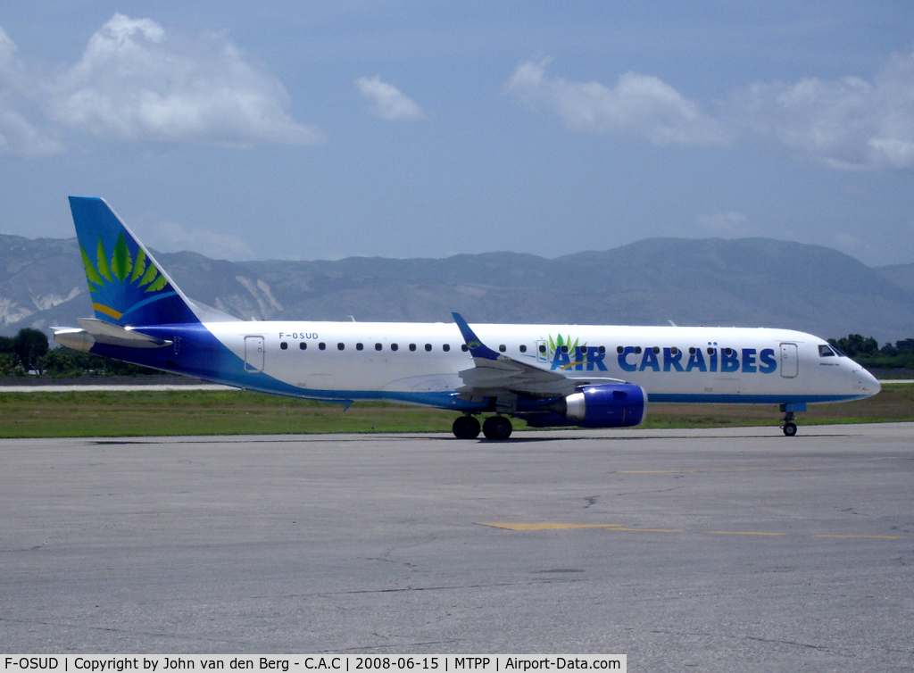 F-OSUD, 2007 Embraer 190LR (ERJ-190-100LR) C/N 19000130, Air Caraibes