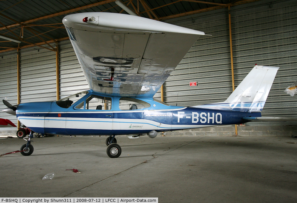 F-BSHQ, Reims F177RG Cardinal RG C/N 0016, Inside Airclub's hangard...