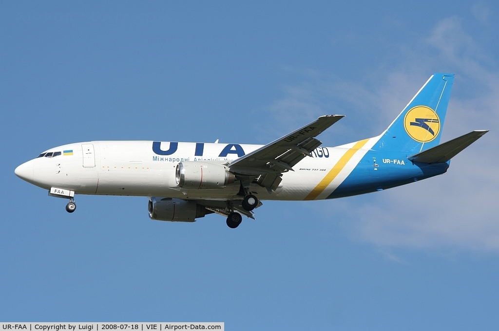 UR-FAA, 1989 Boeing 737-3Y0(F) C/N 24462, Ukraine Cargo 737F