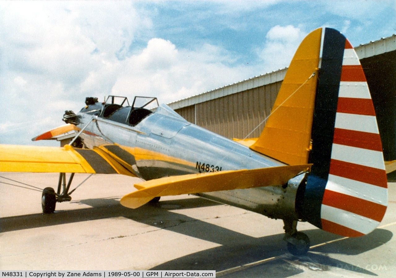 N48331, 1942 Ryan Aeronautical ST3KR C/N 1821, At Grand Prairie Municipal