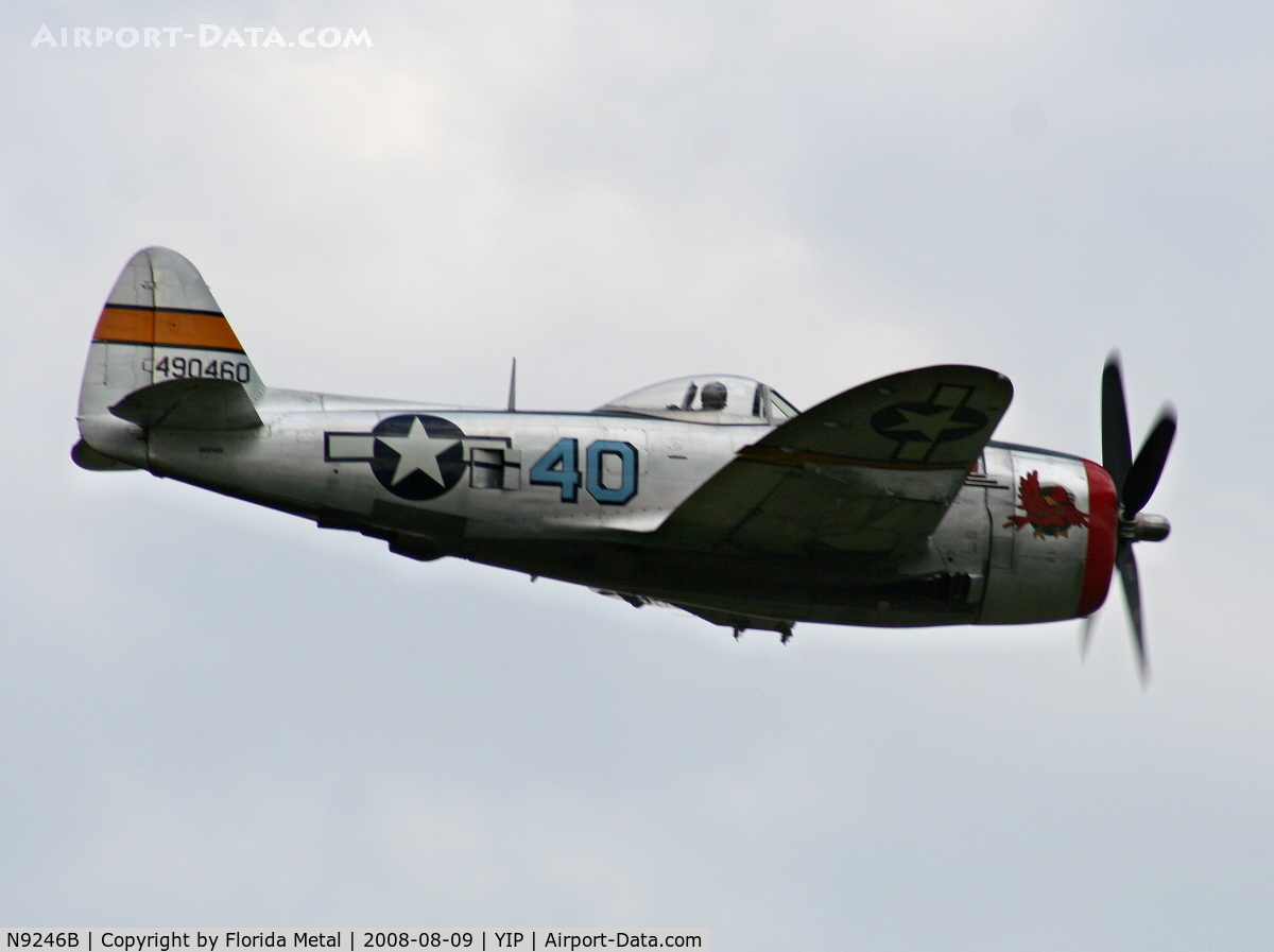 N9246B, 1944 Republic P-47D Thunderbolt C/N 339-55605, P-47D Hun Hunter