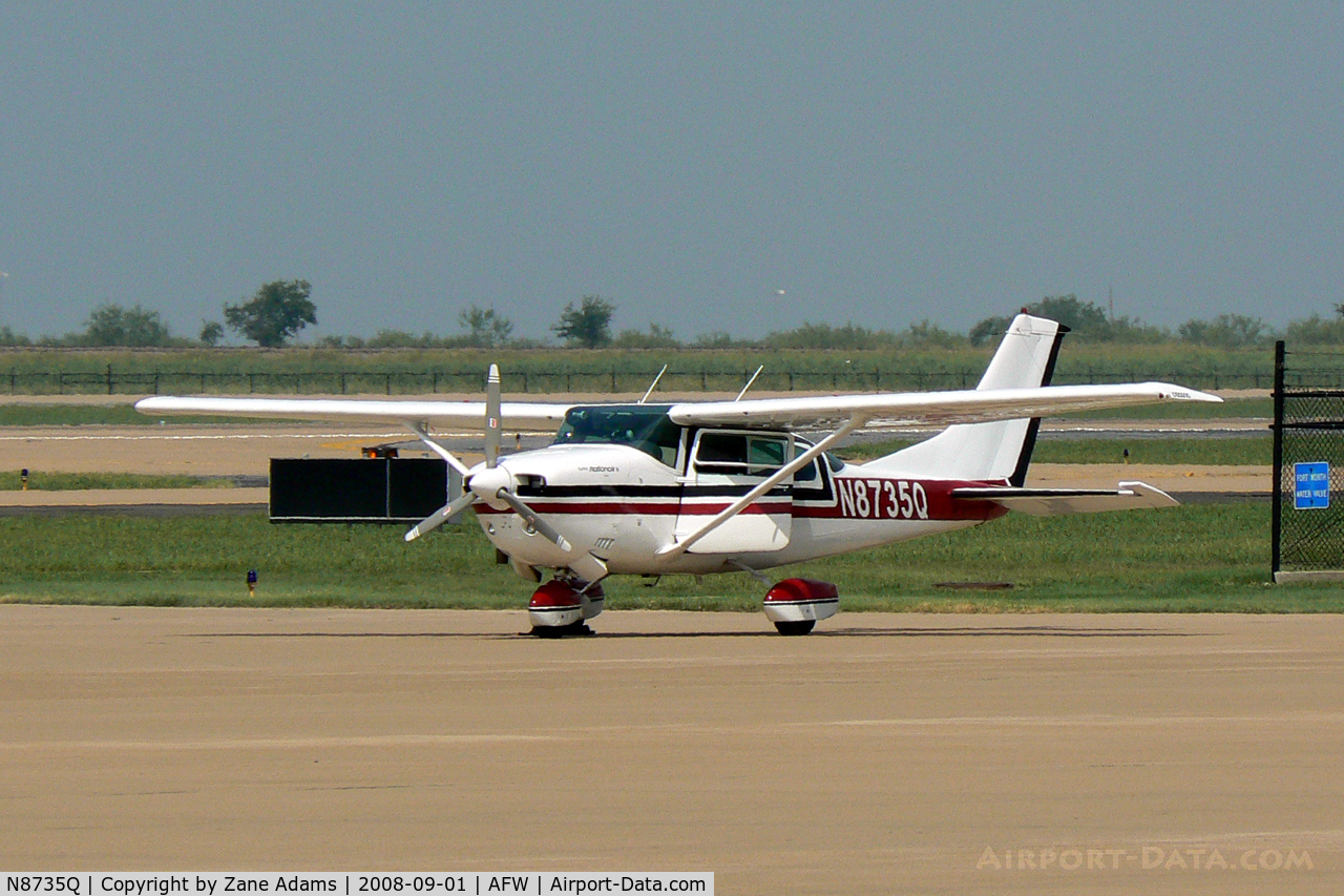 N8735Q, 1976 Cessna TU206F Turbo Stationair C/N U20603488, At Alliance Ft. Worth