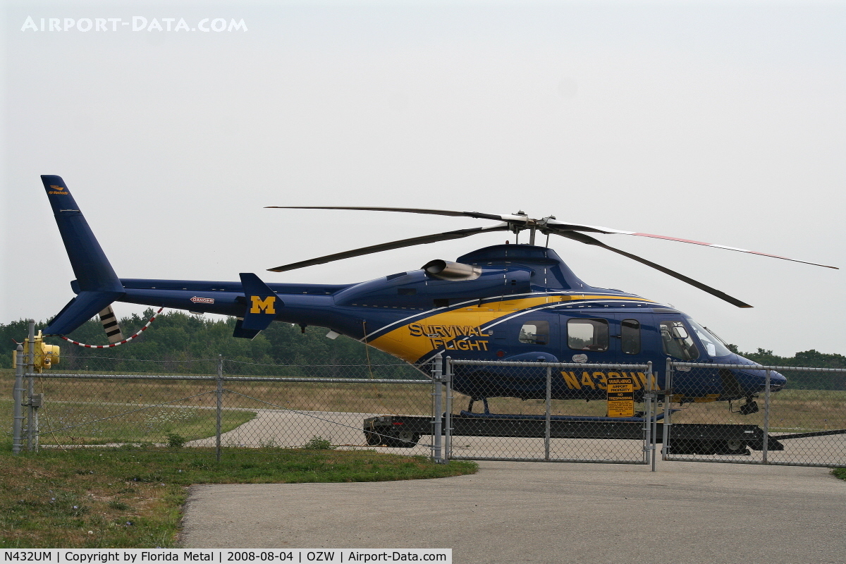 N432UM, 1998 Bell 430 C/N 49046, Michigan Life Flight Bell 430