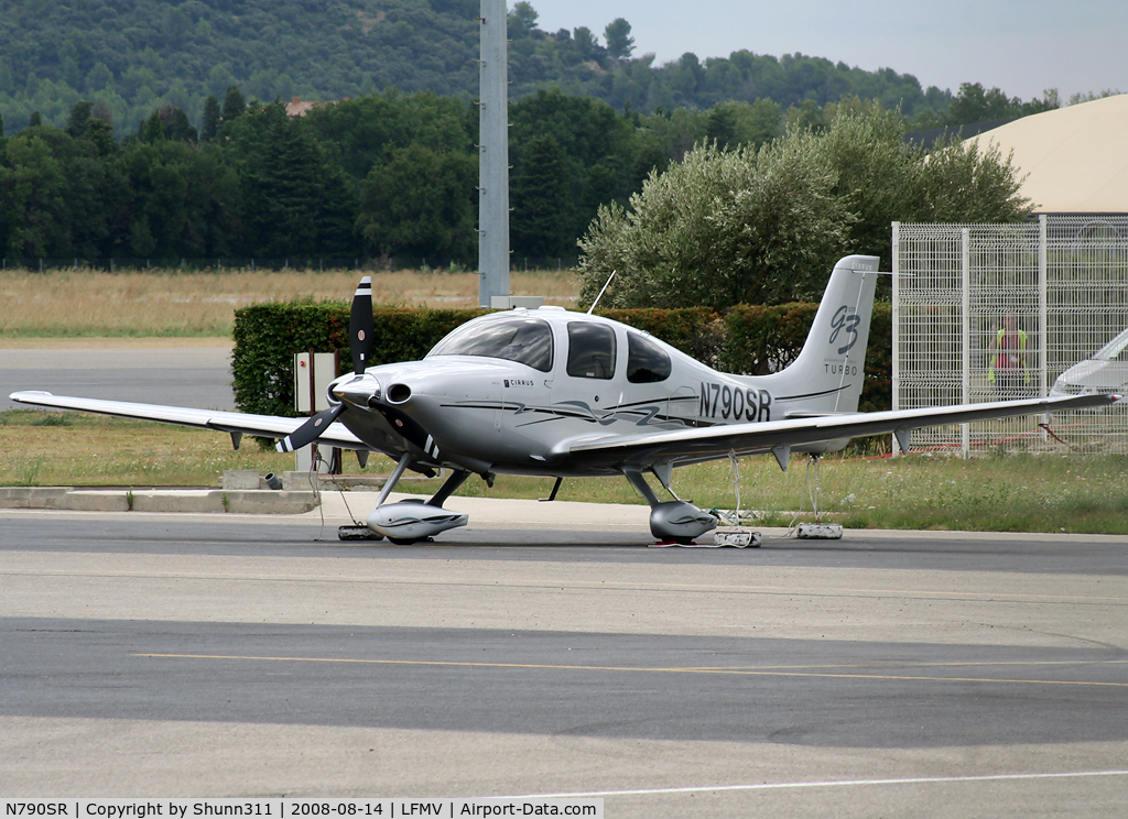 N790SR, 2007 Cirrus SR22 G3 GTS Turbo C/N 2859, Parked at the Genearl Aviation area...