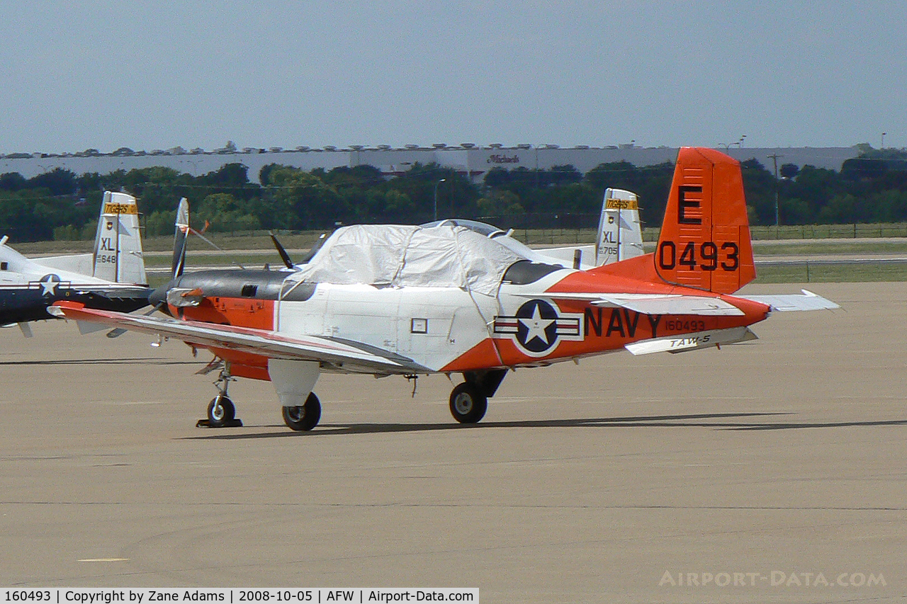 160493, Beech T-34C Turbo Mentor C/N GL-50, At Alliance - Fort Worth