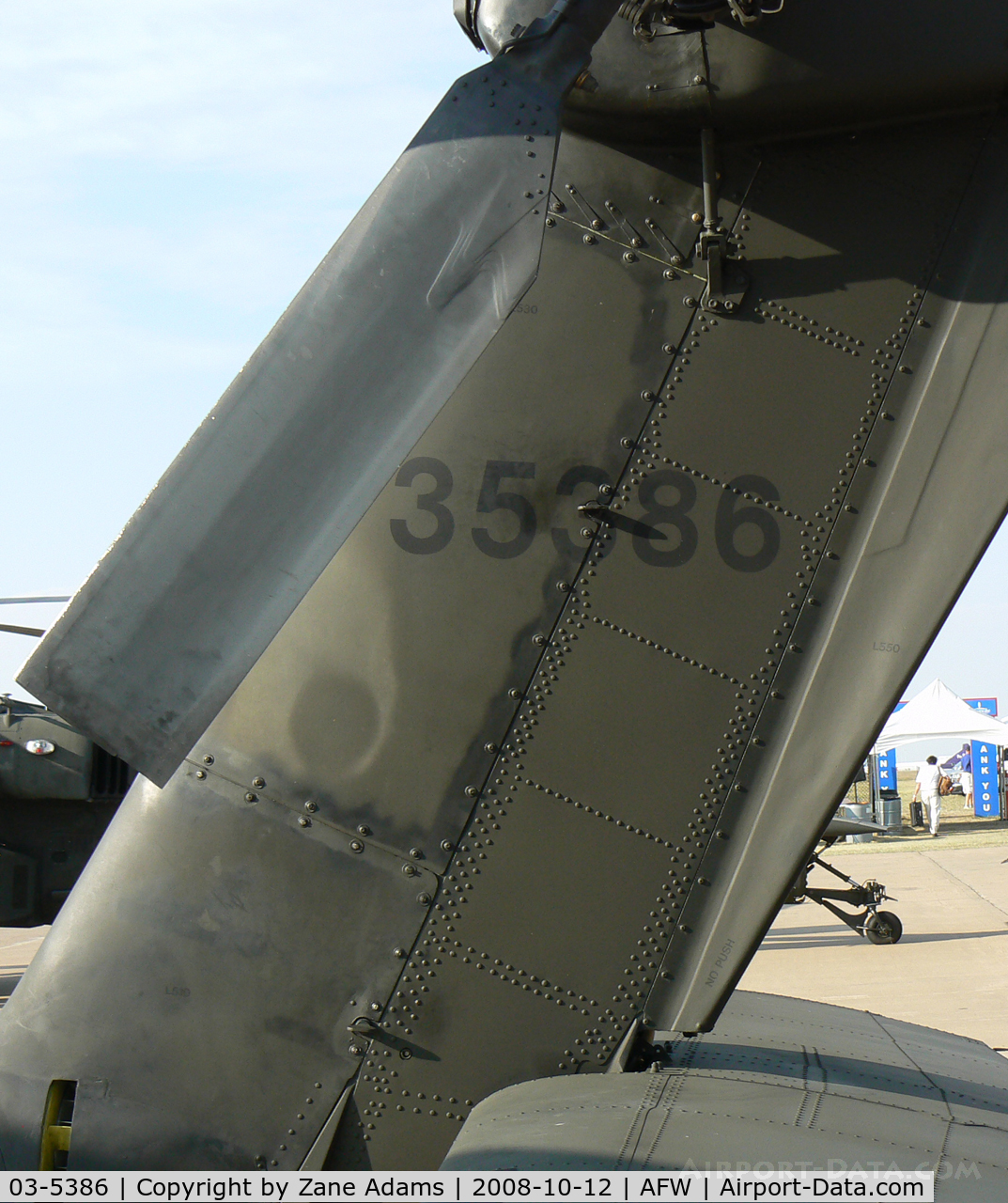 03-5386, 2003 Boeing AH-64D Longbow Apache C/N PVD395, At the 2008 Alliance Airshow