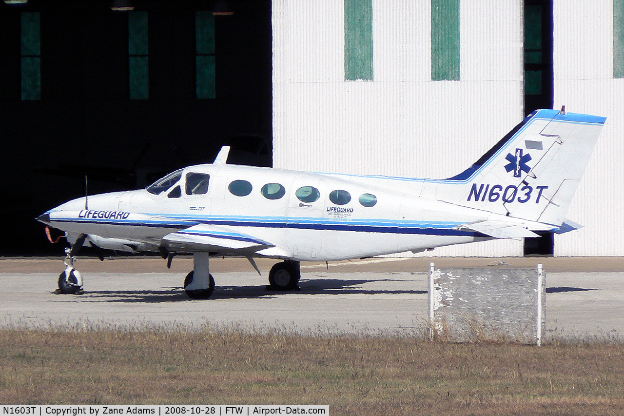 N1603T, 1973 Cessna 414 Chancellor C/N 414-0383, At Meacham Field
