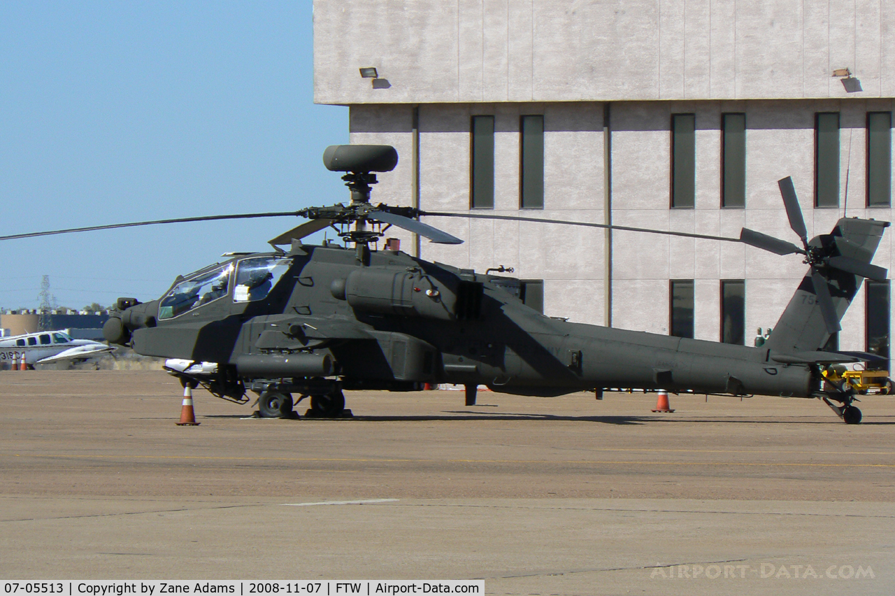07-05513, 2007 Boeing AH-64D Longbow Apache C/N PVD513, Longbow Apache at Meacham Field