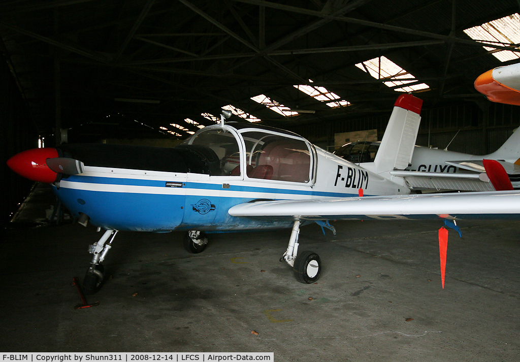 F-BLIM, Socata Rallye 180T Galerien C/N 3308, Parked inside Airclub's hangar...