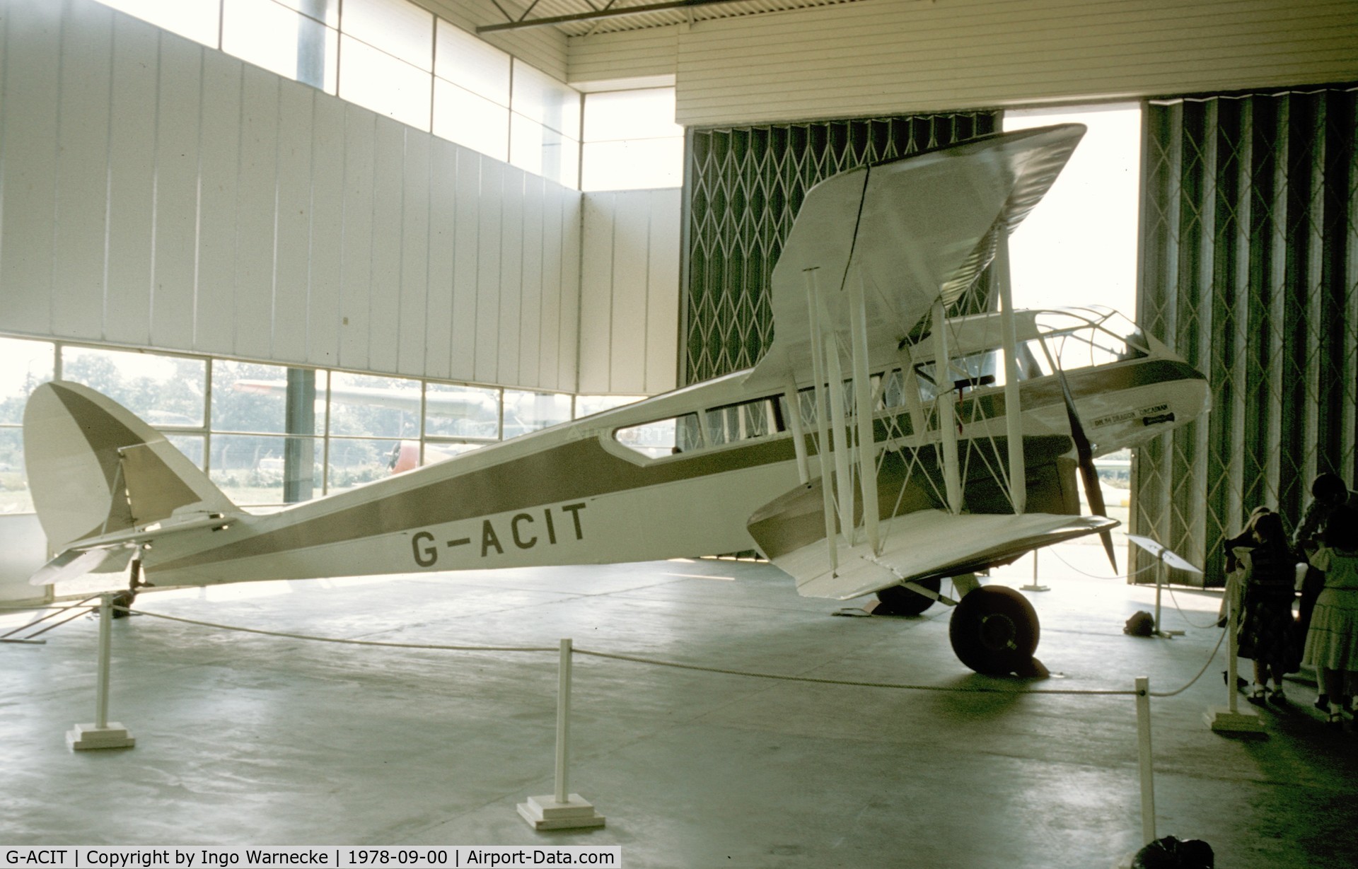 G-ACIT, 1933 De Havilland DH-84 Dragon 1 C/N 6039, De Havilland D.H.84 Dragon at Historic Aircraft Museum Southend