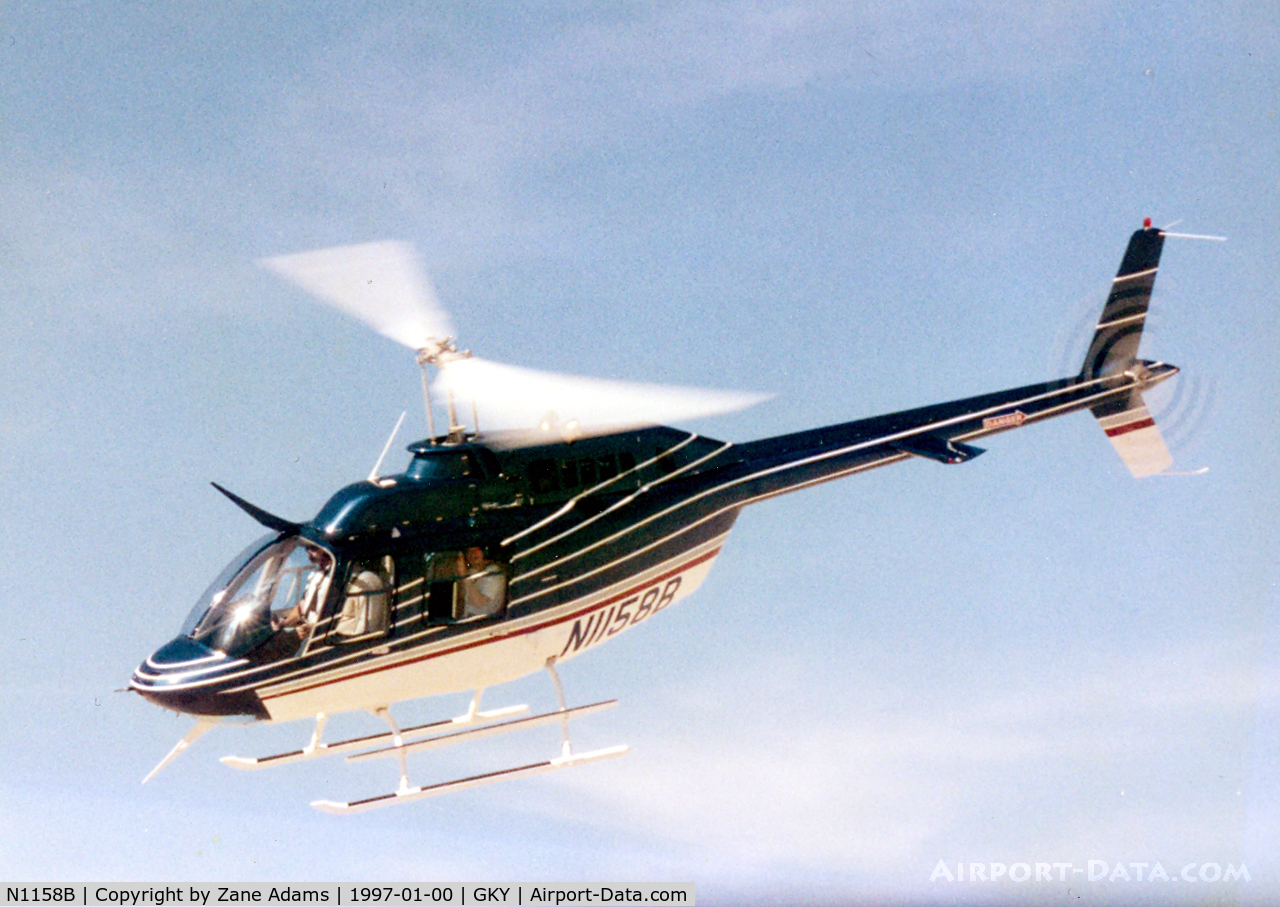 N1158B, 1996 Bell 206B JetRanger III C/N 4431, At Arlington Municipal