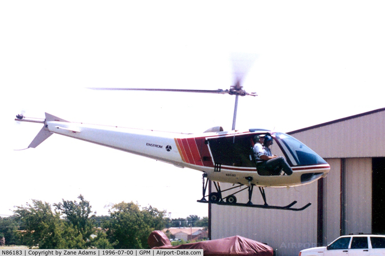 N86183, 1981 Enstrom F280 C/N 1506, At Grand Prairie Municipal - Enstrom Helicopter