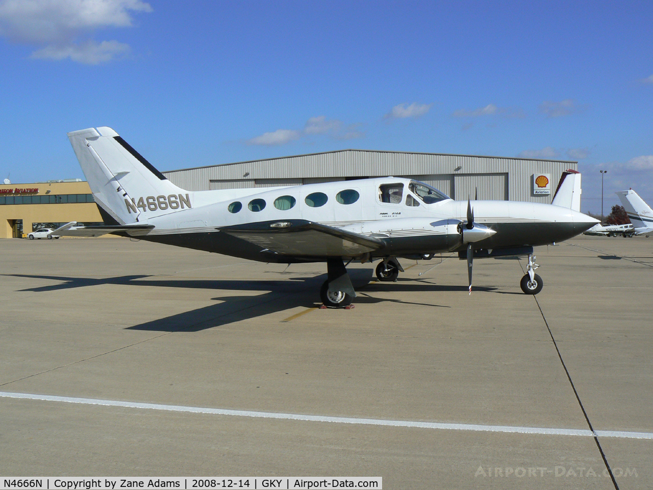 N4666N, 1978 Cessna 414A Chancellor C/N 414A0059, At Arlington Municipal