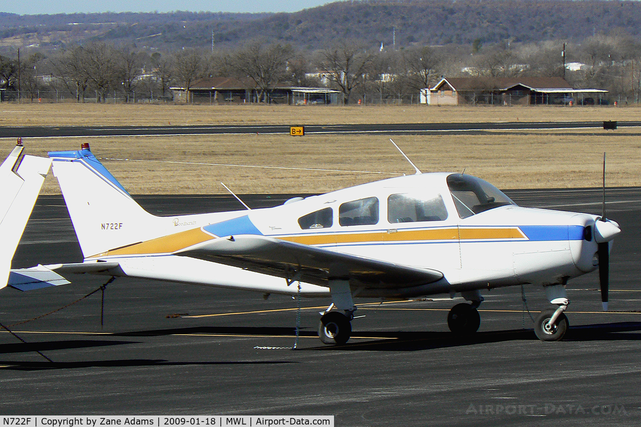 N722F, 1966 Beech A23A C/N M-981, At Mineral Wells Airport