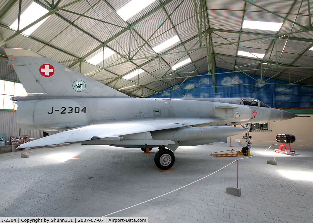 J-2304, Dassault (F+W Emmen) Mirage IIIS C/N 17-26-101/994, S/n 17-26-101-994 - Preserved Swiss Mirage III