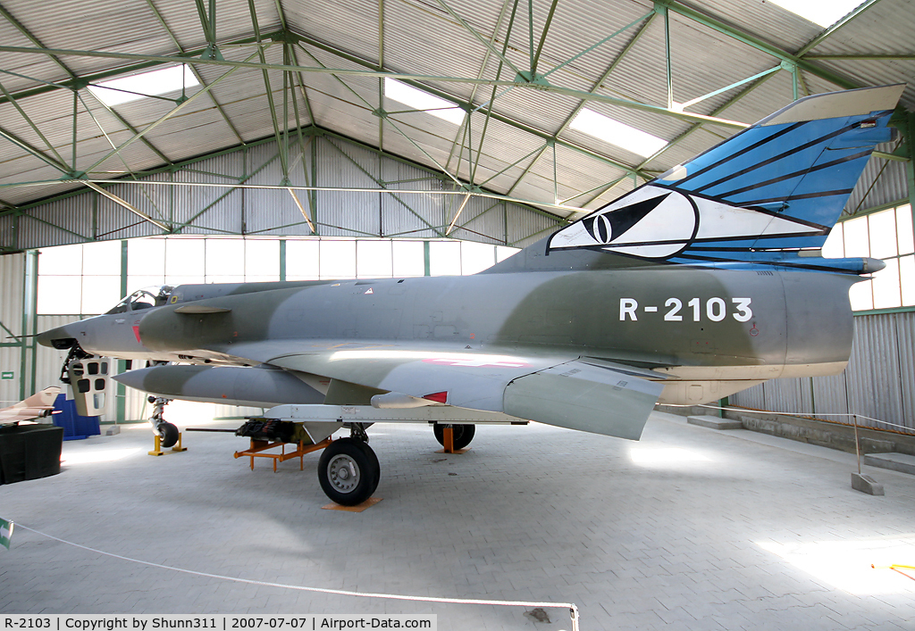 R-2103, Dassault Mirage IIIRS C/N 17-26-135/1028, S/n 17-26-135/1028 - Preserved Swiss Mirage IIIRS with special c/s on left side
