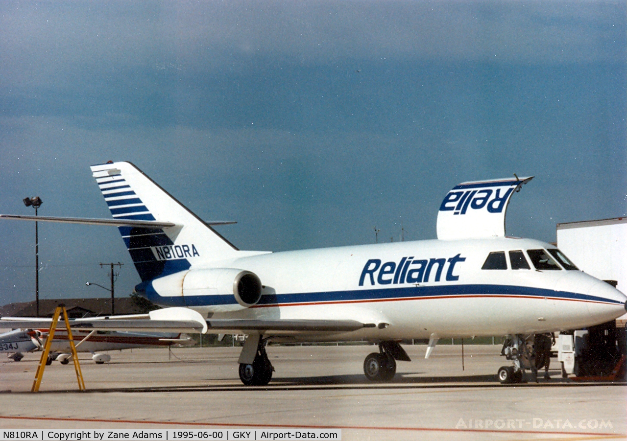 N810RA, 1967 Dassault Falcon (Mystere) 20C C/N 81, Reliant Air Cargo at Arlington Municipal