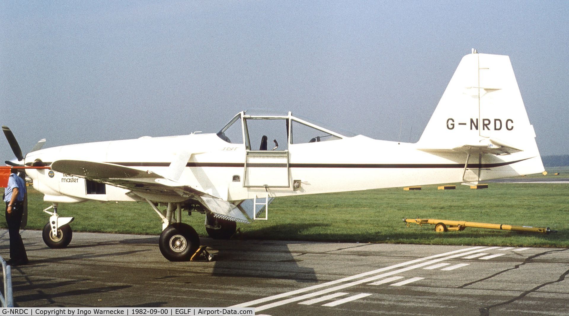 G-NRDC, 1981 NDN NDN-6 Fieldmaster C/N 004, NDN NDN-6 Fieldmaster at Farnborough International 1982