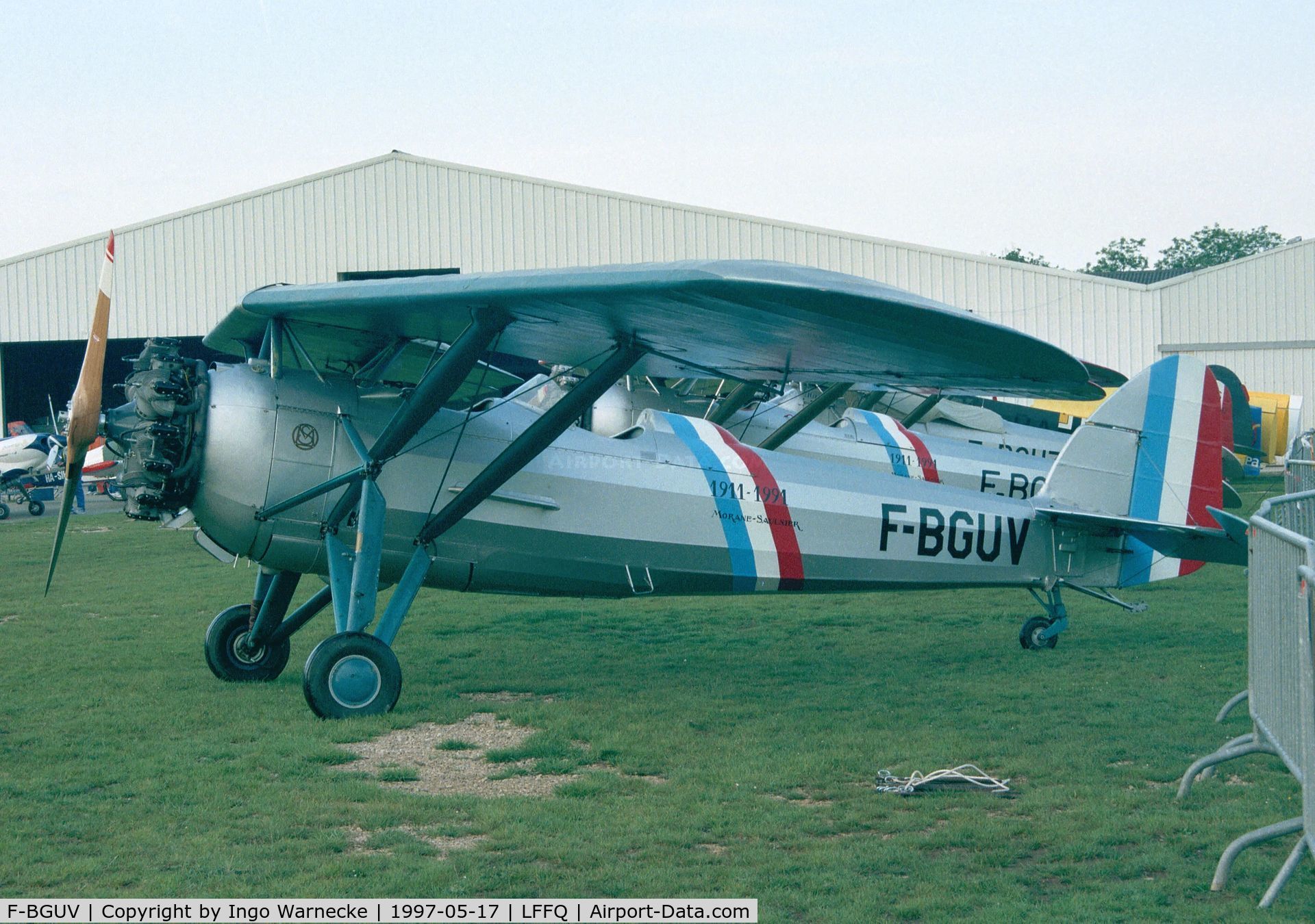 F-BGUV, Morane-Saulnier MS.317 C/N 297, Morane Saulnier MS.317 at the Meeting Aerien 1997, La-Ferte-Alais, Cerny