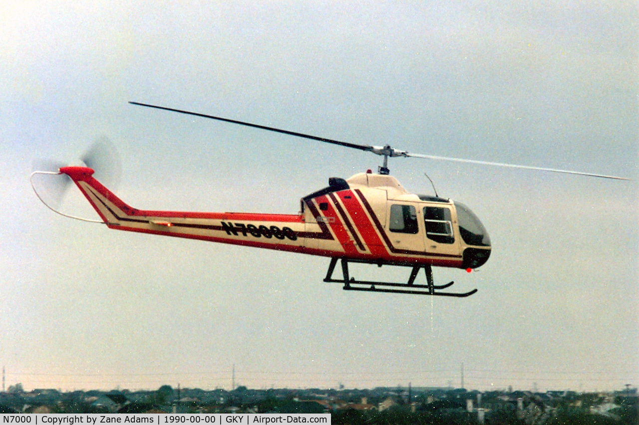 N7000, Fairchild Hiller FH-1100 C/N 0000, At Arlington Municipal - Fairchild Hiller FH-1000 demonstrator