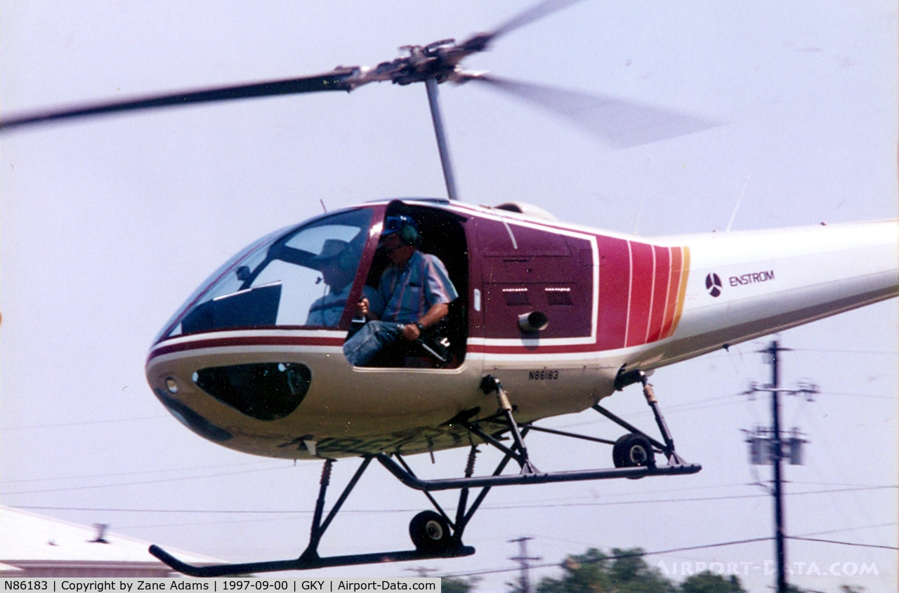 N86183, 1981 Enstrom F280 C/N 1506, At Arlington Municipal - Enstrom Helicopter