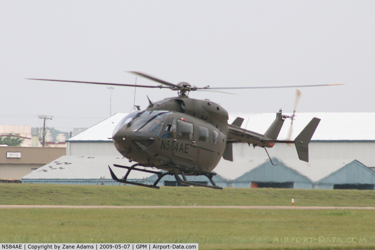 N584AE, Eurocopter-Kawasaki EC-145 (BK-117C-2) C/N 9230, UH-72 Lakota with civil registration at the Eurocopter Plant - Grand Prairie, TX