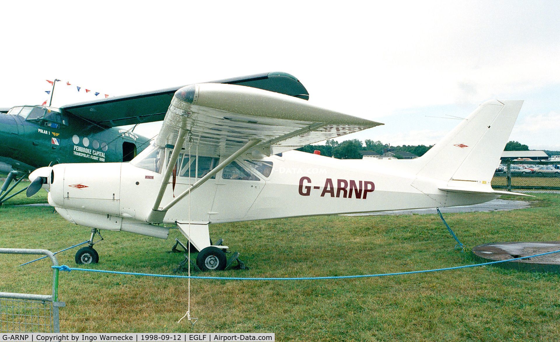 G-ARNP, 1961 Beagle A-109 Airdale C/N B.503, Beagle A.109 Airedale at Farnborough International 1998