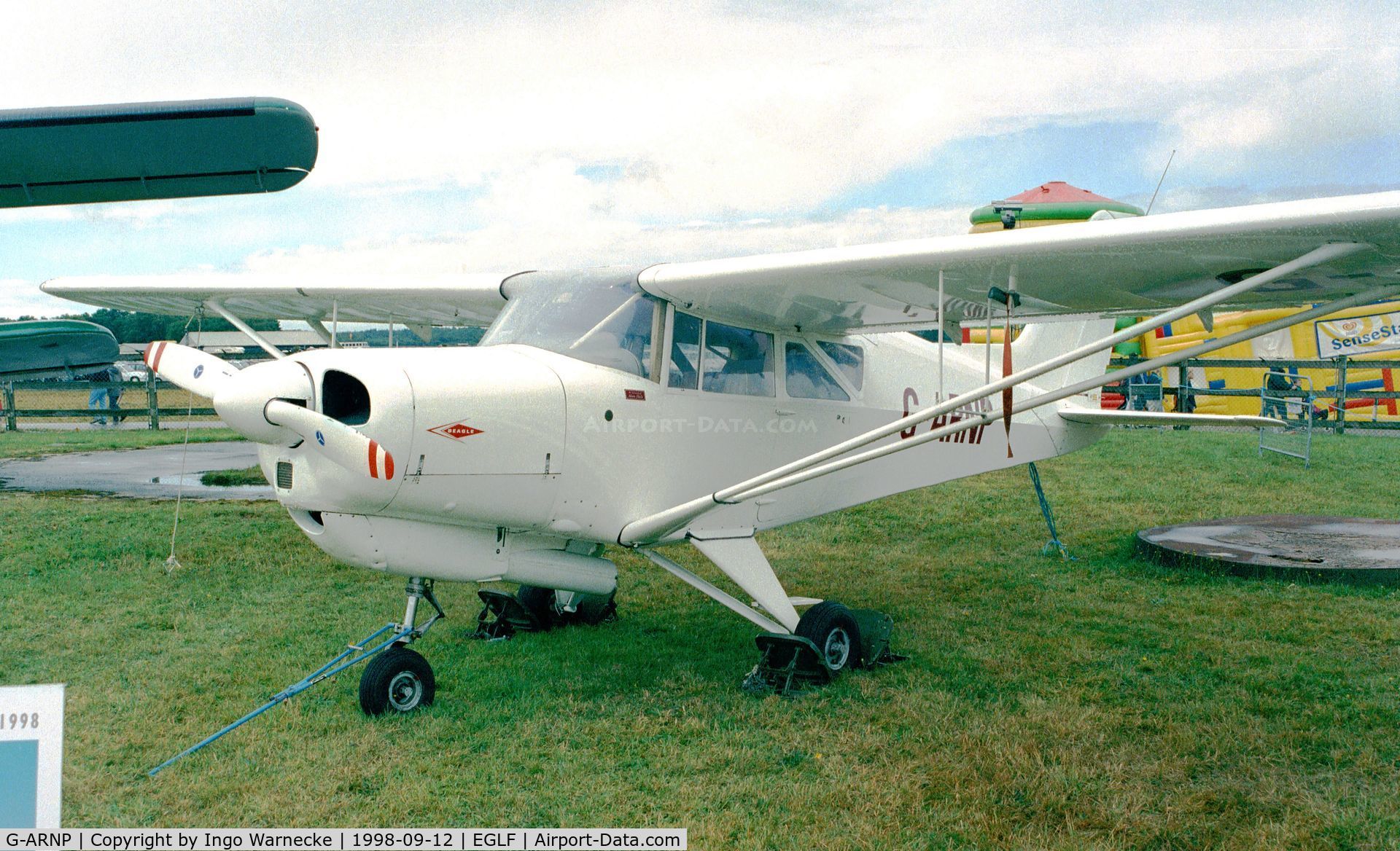 G-ARNP, 1961 Beagle A-109 Airdale C/N B.503, Beagle A.109 Airedale at Farnborough International 1998