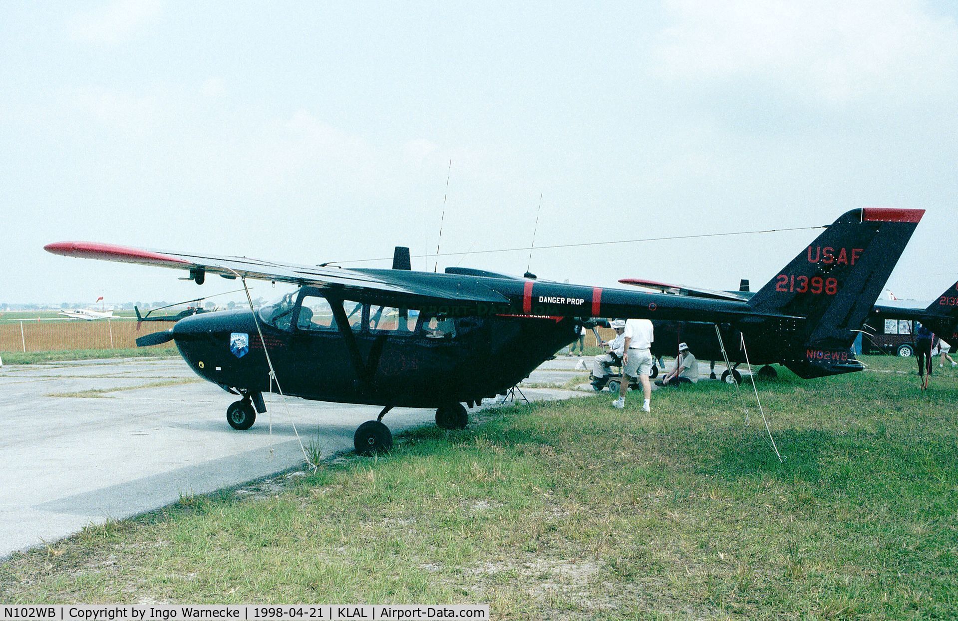 N102WB, 1967 Cessna M337B (O-2A) Super Skymaster C/N 337M-0104 (67-21398), Cessna M337B at 1998 Sun 'n Fun, Lakeland FL