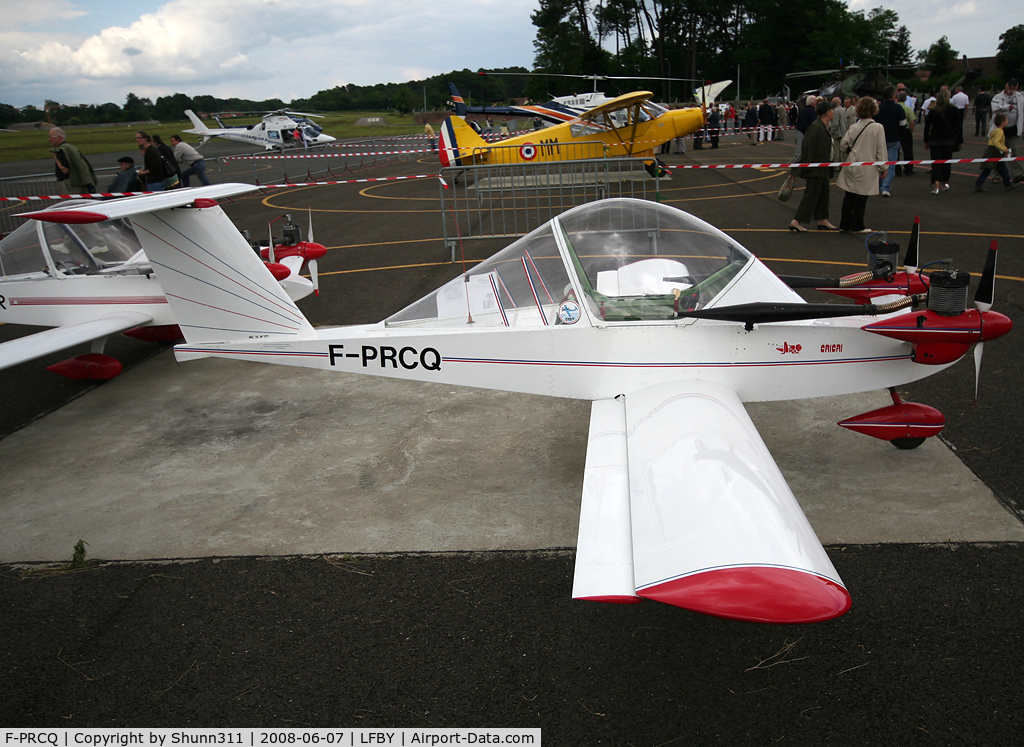 F-PRCQ, Colomban MC-15 Cri-Cri (Cricket) C/N 171, Static aircraft during LFBY Open Day 2008