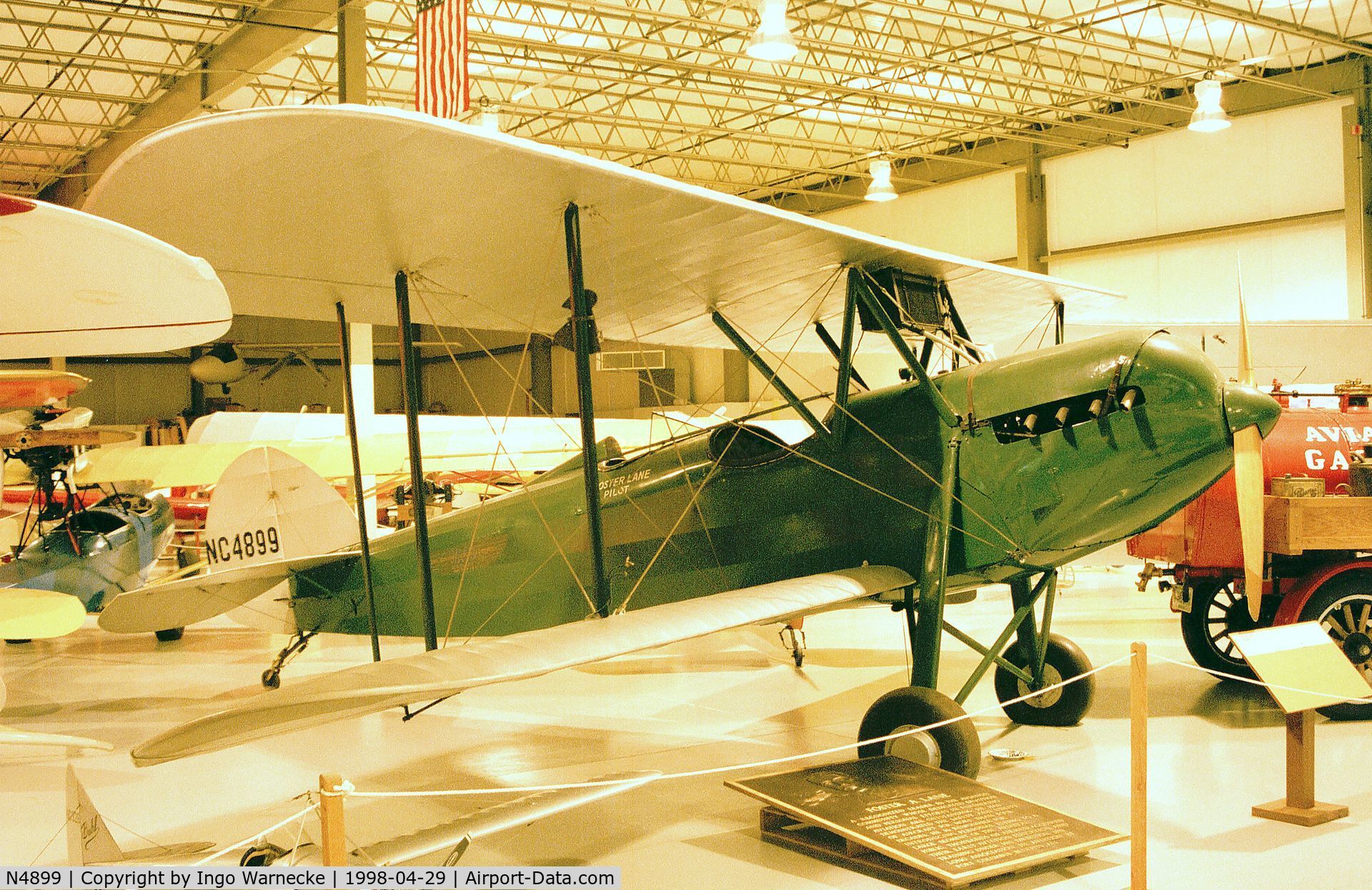 N4899, 1928 Waco GXE C/N 1464, Waco GXE at the Ohio History of Flight Museum, Columbus OH