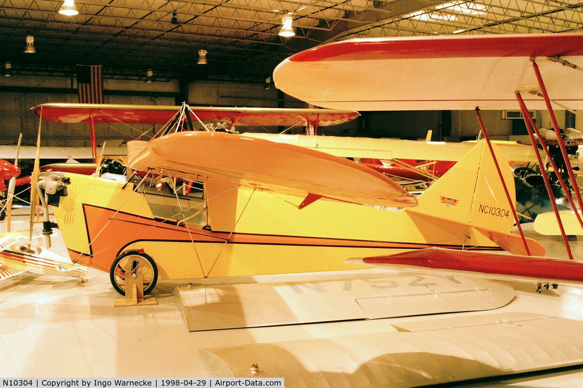 N10304, Aeronca C-2 C/N A-66, Aeronca C-2 at the Ohio History of Flight Museum, Columbus OH
