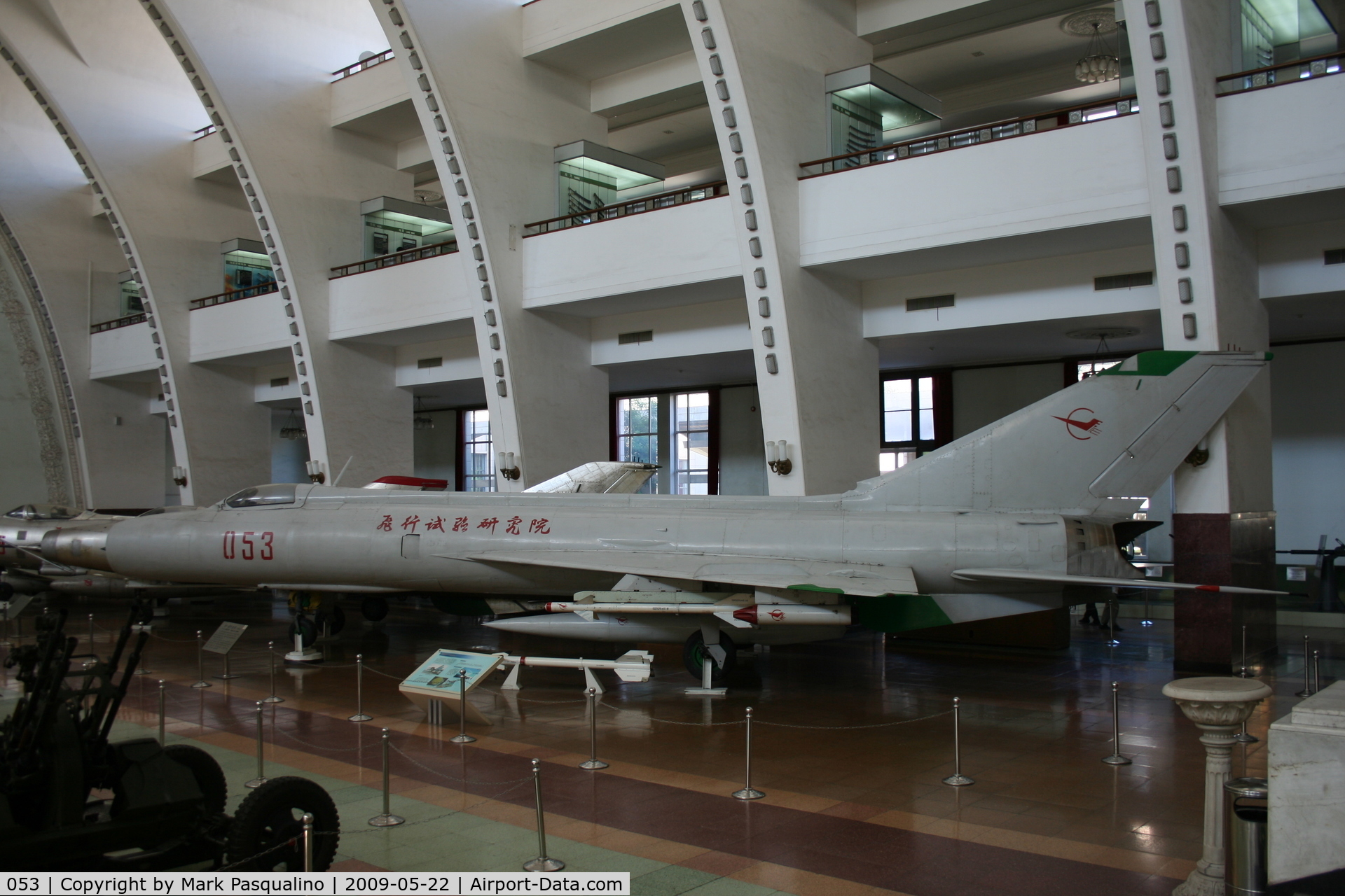 053, Shenyang J-8 C/N Not found 053, Shenyang J-8 on display at Military Museum Beijing
